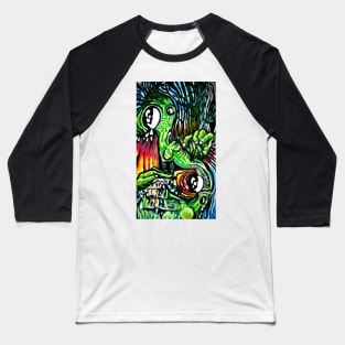 Thunder Belly Swamp Hair Baseball T-Shirt